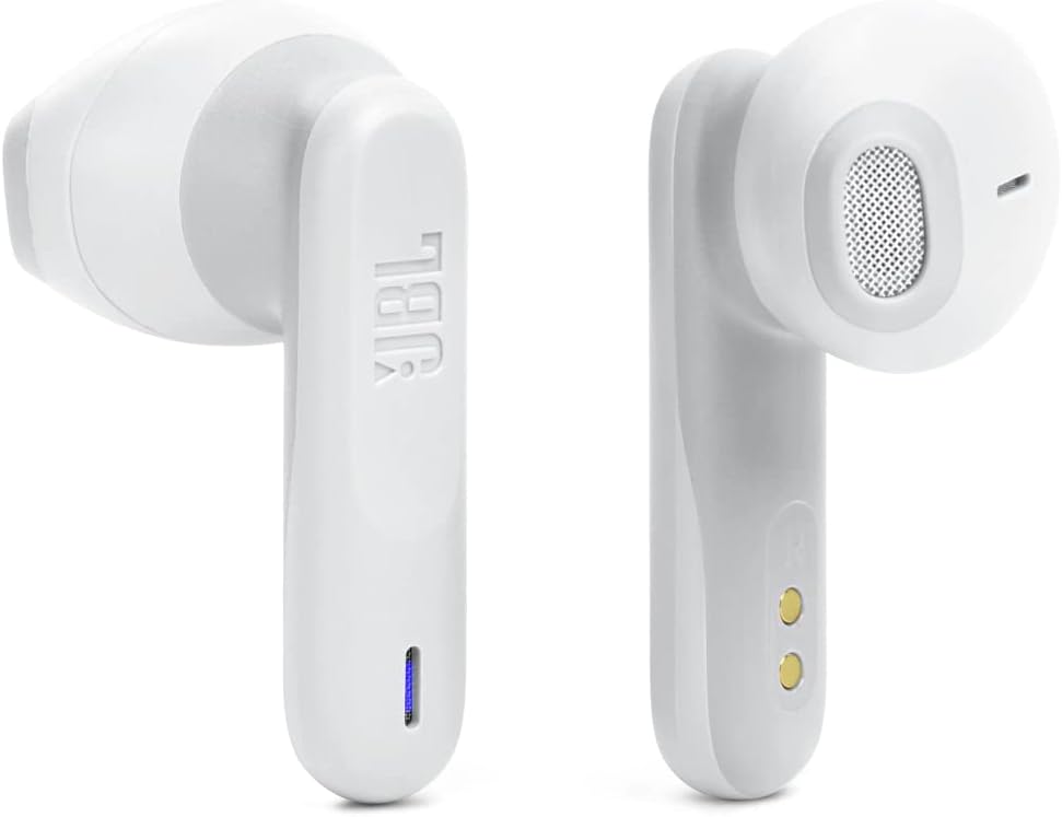 JBL Wave 300 TWS True Wireless Earbuds | Deep Bass | 26H Playtime | Hands-Free Calls | White