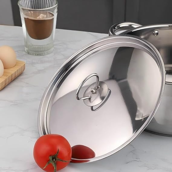 Condere Home CDH-001 15-Piece Stainless Steel Cookware Set – Saucepan, Frypan, Casseroles & Utensils | Gas, Induction & Electric