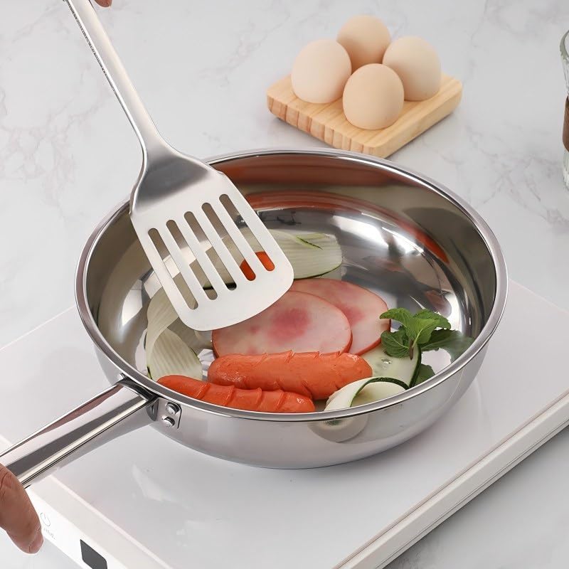 Condere Home CDH-001 15-Piece Stainless Steel Cookware Set – Saucepan, Frypan, Casseroles & Utensils | Gas, Induction & Electric