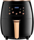 iStar-ST CS3040 Air Fryer 6L 2400W | LCD Touch Control | Extra Large | Black & Rose Gold