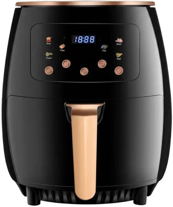 iStar-ST CS3040 Air Fryer 6L 2400W | LCD Touch Control | Extra Large | Black & Rose Gold