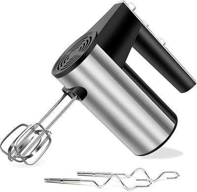 Condere DH-6200 200W Electric Hand Mixer – 5-Speed + Turbo, Stainless Steel Beaters & Dough Hooks
