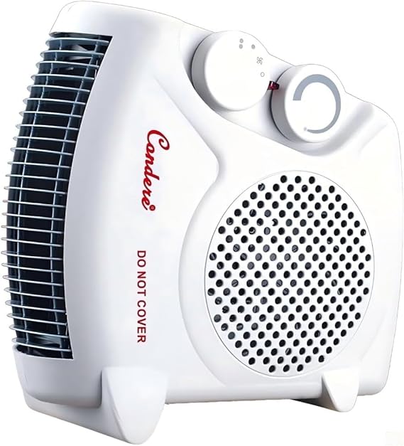 Condere ZR-5012 2000W Electric Fan Heater – Dual Heat Settings, Adjustable Thermostat & Cool Fan Mode