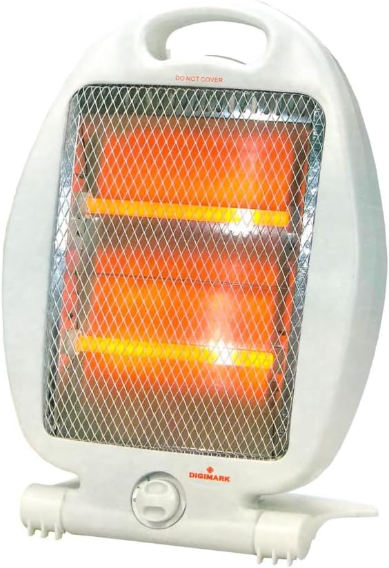 Condere ZR-2002 800W 2-Bar Electric Quartz Heater – Portable Indoor Room Heater