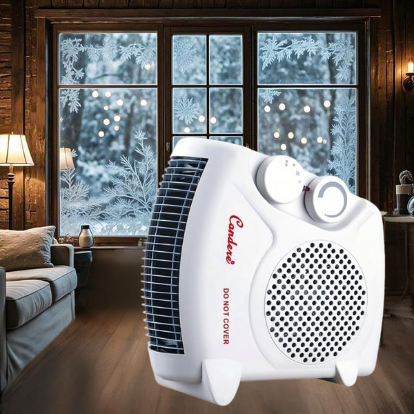 Condere ZR-5012 2000W Electric Fan Heater – Dual Heat Settings, Adjustable Thermostat & Cool Fan Mode