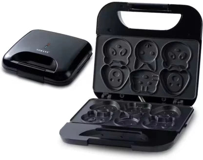 Sokany SK-08005 700W Cartoon Cookie & Waffle Maker
