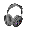 XY-262BT Wireless Bluetooth Headphones | Smart Digital Display Screen | HIFI Sound | Over-Ear | Grey