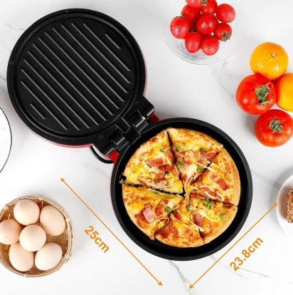 Sokany SK-08013 1000W Portable Electric Pizza Maker – 12-Inch Non-Stick Grill & Pizza Pan