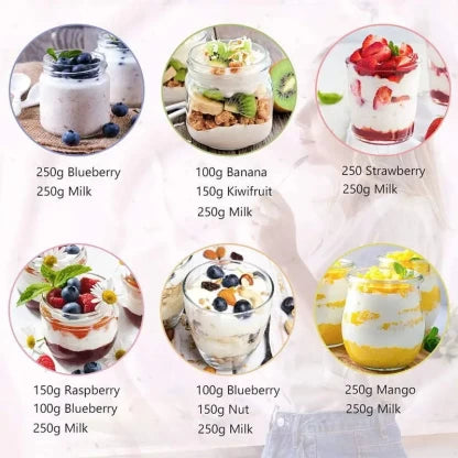Sokany SK-08109 Automatic 8-Cup Yogurt Maker Machine – 20W, 1.26L
