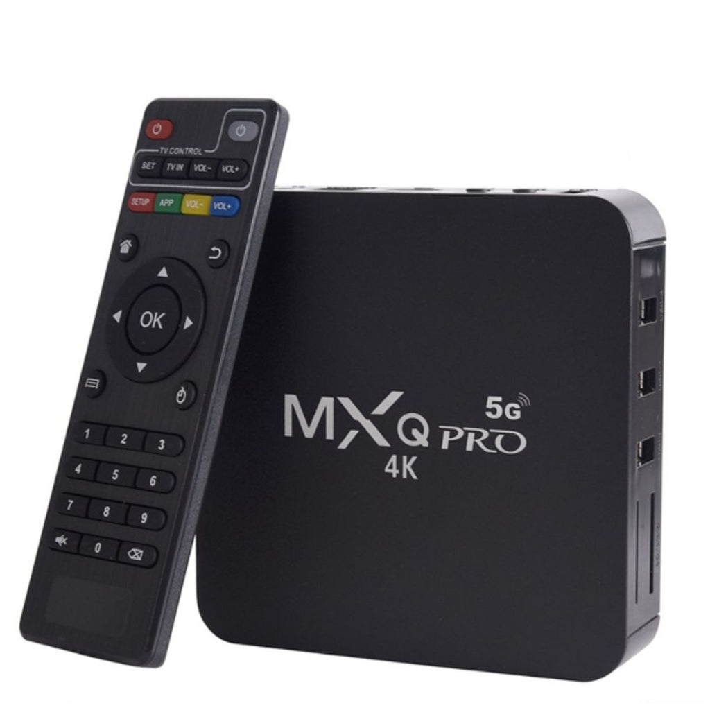 MXQ Pro 4K Android 13.0 TV Box | 5G WiFi | HDR10 | 64-bit Quad Core | 4GB RAM 64GB ROM