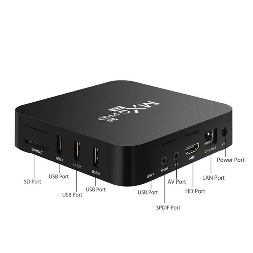 MXQ Pro 4K Android 13.0 TV Box | 5G WiFi | HDR10 | 64-bit Quad Core | 4GB RAM 64GB ROM