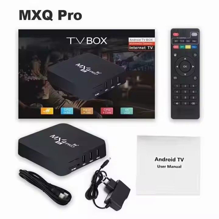 MXQ Pro 4K Android 13.0 TV Box | 5G WiFi | HDR10 | 64-bit Quad Core | 4GB RAM 64GB ROM