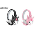 AH-806Y Kuromi Kawaii Bluetooth Headphones – Wireless Anime Cartoon Stereo Headset