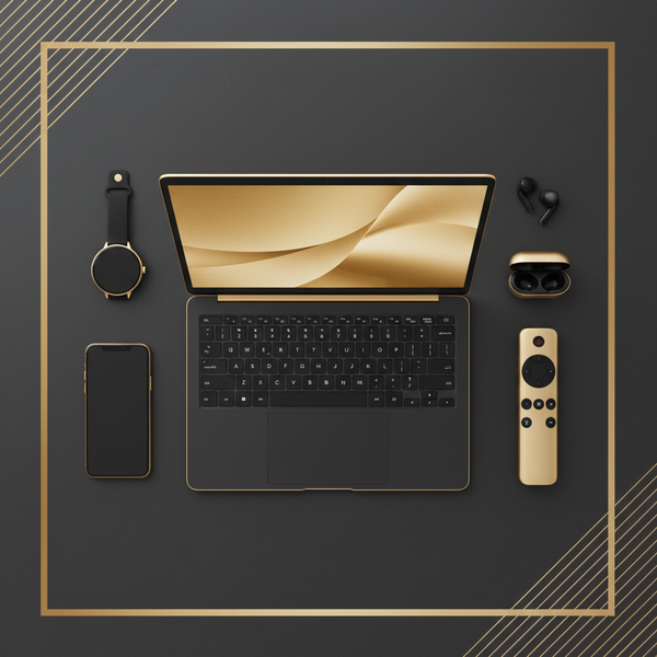 SLA Electronics Product Flat Lay