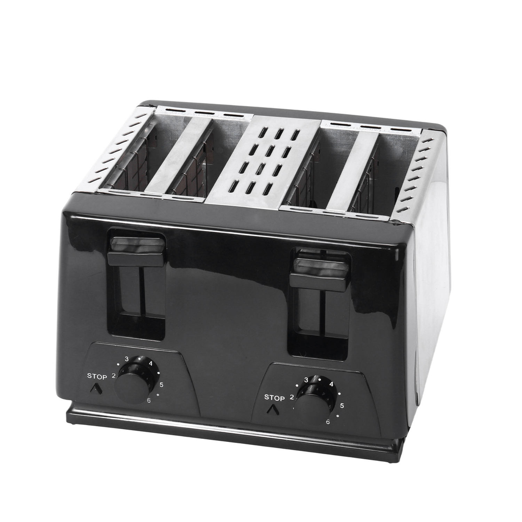 iStar-ST CS-3090 4-Slice Toaster 1300W | Stainless Steel | Removable Crumb Tray